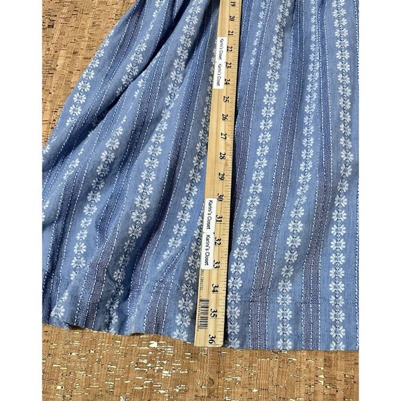 Peyton & Parker Large Dress Cotton Short Sleeve Cottagecore Coastal Romance - Picture 9 of 9